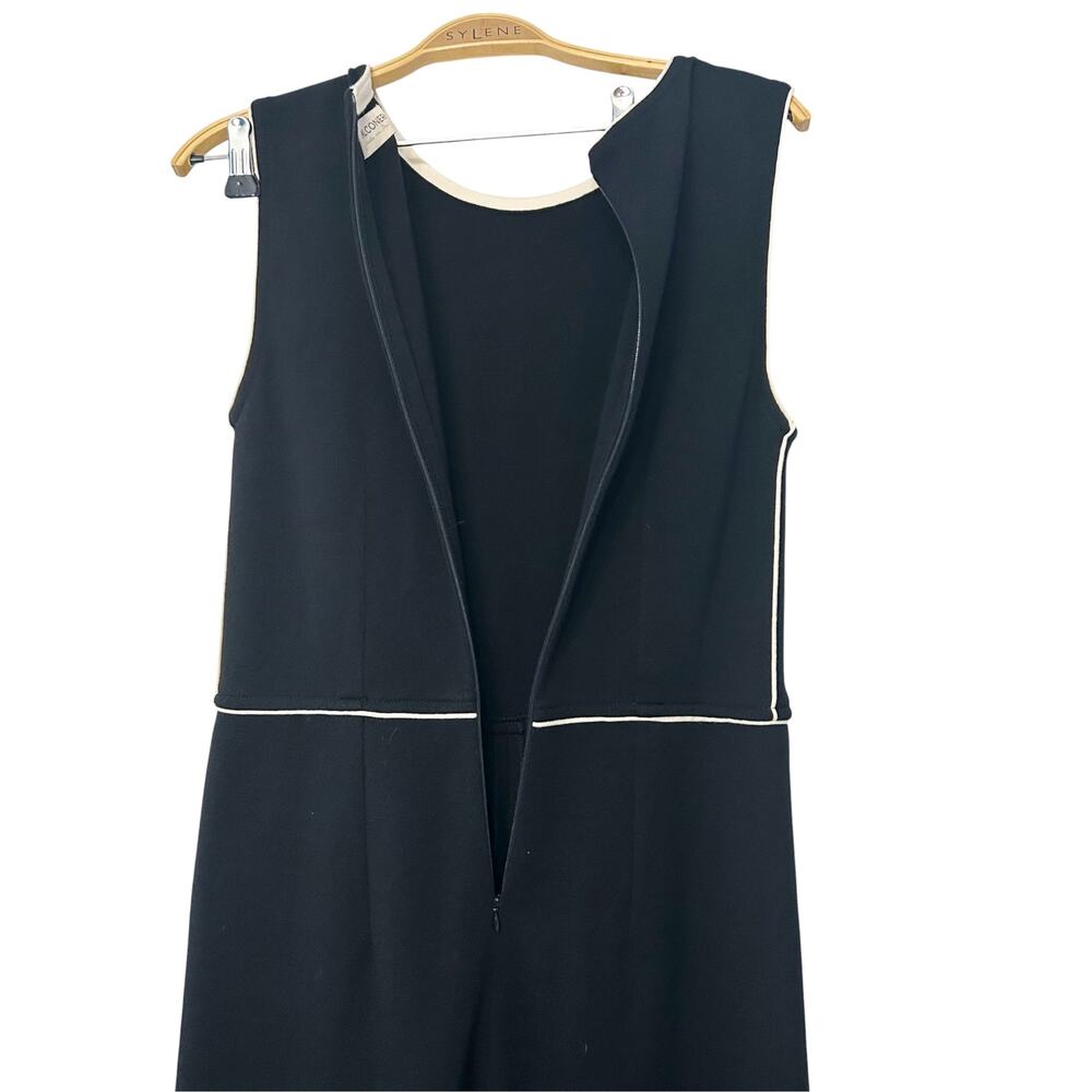 Falconeri Black Wool Wide Leg Sleeveless Jumpsuit M - Picture 4 of 14